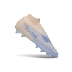 Chaussures de Soccer Nike Phantom 6 High Elite FG Bleu