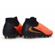 Chaussures de Soccer Nike Phantom 6 High Elite FG Brt Rouge foncé Dégradé Noir