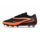 Crampons de Football Nike Phantom 6 Low Elite FG Noir Brt Rouge foncé