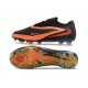 Crampons de Football Nike Phantom 6 Low Elite FG Noir Brt Rouge foncé