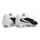 Crampons de Football Nike Phantom 6 Low Elite FG Noir Blanc