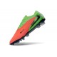 Crampons de Football Nike Phantom 6 Low Elite FG Rouge Vert