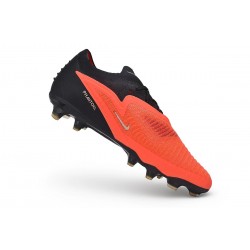 Crampons Nike Phantom 6 Low Elite FG Brt Rouge foncé Fumé Noir