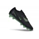 Crampons de Football Nike Phantom 6 Low Elite FG Noir Vert Illusion