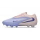 Crampons de Football Nike Phantom 6 Low Elite FG Bleu lavande Rose