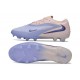 Crampons de Football Nike Phantom 6 Low Elite FG Bleu lavande Rose