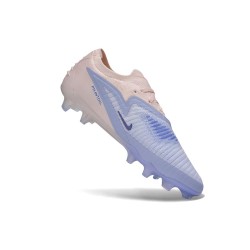 Crampons de Football Nike Phantom 6 Low Elite FG Bleu lavande Rose