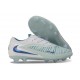 Crampons de Football Nike Phantom 6 Low Elite FG Bleu Glacier