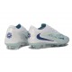 Crampons de Football Nike Phantom 6 Low Elite FG Bleu Glacier