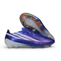 Crampons de Foot adidas F50 Hyperfast EVO FG Violet Blanc
