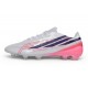 Crampons de Foot adidas F50 Hyperfast EVO FG Blanc Noir Rose