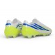 Crampons de Foot adidas F50 Hyperfast EVO FG Blanc Bleu
