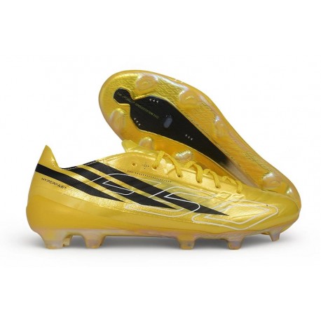 Crampons de Foot adidas F50 Hyperfast EVO FG Dore Noir