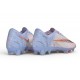 Crampons Nike Air Zoom Mercurial Superfly XI Elite FG Bleu Gris Orange