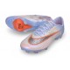 Crampons Nike Air Zoom Mercurial Superfly XI Elite FG Bleu Gris Orange