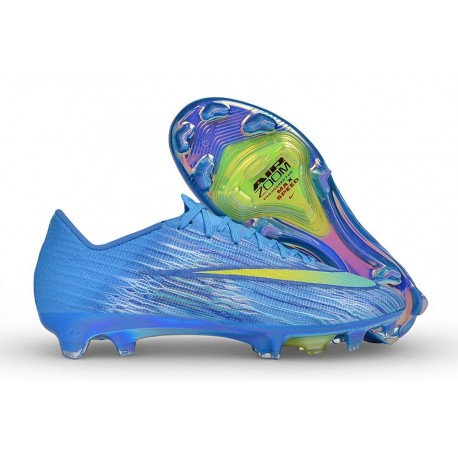 Crampons Nike Air Zoom Mercurial Superfly XI Elite FG Bleu