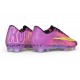 Crampons Nike Air Zoom Mercurial Superfly XI Elite FG Violet Jaune