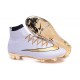 Nouveau 2016 Crampons Nike Mercurial Superfly FG Blanc Or Noir