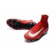 Nike Mercurial Superfly V FG Pas Cher - Chaussures football 2016 Rouge Blanc Noir