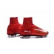 Nike Mercurial Superfly V FG Pas Cher - Chaussures football 2016 Rouge Blanc Noir