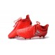 2016 Adidas Hommes Chaussure X 16+ Purechaos FG / AG Cuir Argent Rouge
