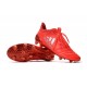 2016 Adidas Hommes Chaussure X 16+ Purechaos FG / AG Cuir Argent Rouge