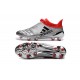 2016 Adidas Hommes Chaussure X 16+ Purechaos FG / AG Cuir Argent Noir Rouge
