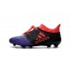 adidas Crampons - Chaussure X 16+ Purechaos FG / AG Noir Violet Orange