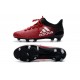 2016 Nouveau Adidas X 16.1 FG/AG - Chaussures de Foot Rouge Blanc Noir