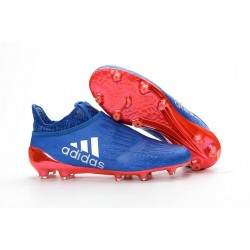 Nouvelles Chaussure Adidas X 16+ Purechaos FG Bleu Orange Argent
