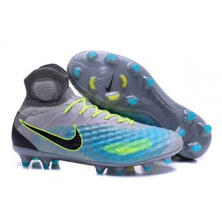 Nouvelles - Nike Magista Obra II FG - Crampons foot Platine Noir Vert