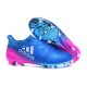 Chaussure X 16+ Purechaos Terrain souple pour Homme Bleu Rose Blanc