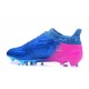 Chaussure X 16+ Purechaos Terrain souple pour Homme Bleu Rose Blanc