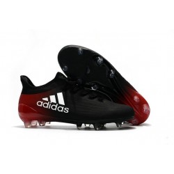 Crampons 2016 - Adidas X 16.1 FG Hommes - Noir Blanc Rouge