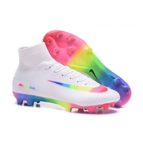 nike mercurial blanche et rose