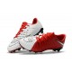 Nouveau Chaussures de Football Nike Hypervenom Phantom III FG Rouge Blanc Noir
