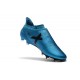 Adidas X 17+ Purespeed FG Crampons pour Hommes Bleu Noir