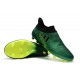 Adidas X 17+ Purespeed FG Crampons pour Hommes Vert Noir Volt