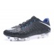 Nouveau Chaussures de Football Nike Hypervenom Phantom III FG Noir Blanc Bleu