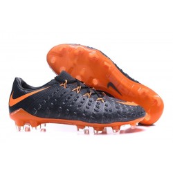 Nouveau Chaussures de Football Nike Hypervenom Phantom III FG Noir Orange