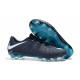 Nouveau Chaussures de Football Nike Hypervenom Phantom III FG Bleu Blanc