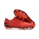 Nouveau Chaussures de Football Nike Hypervenom Phantom III FG Rouge Noir