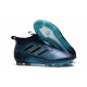 Chaussure Football Adidas Ace17+ Purecontrol FG Homme - Bleu Noir