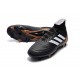 Nouvelles Chaussures de Football - adidas Predator 18.1 FG Noir Blanc Or