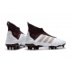 Chaussures de Football Pas Cher Adidas Predator 18+ FG Brun Blanc
