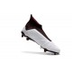Chaussures de Football Pas Cher Adidas Predator 18+ FG Brun Blanc