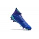 Nouvelles Chaussures de Football - adidas Predator 18.1 FG Bleu Blanc