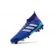 Nouvelles Chaussures de Football - adidas Predator 18.1 FG Bleu Blanc