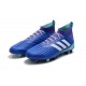 Nouvelles Chaussures de Football - adidas Predator 18.1 FG Bleu Blanc
