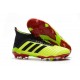 Nouvelles Chaussures de Football - adidas Predator 18.1 FG Volt Noir Rouge